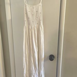 Peruvian Connection smocked, knit dress. Size XS.